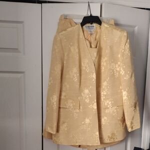 Gold Floral Women's Jacket